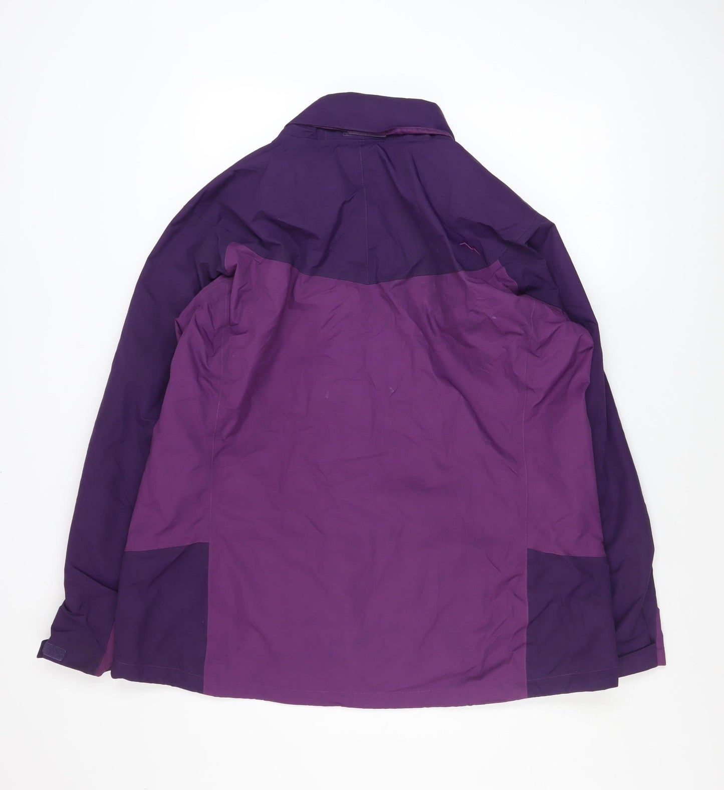 Peter Storm Womens Purple Waterproof Mid-Length Rain Jacket Size 18