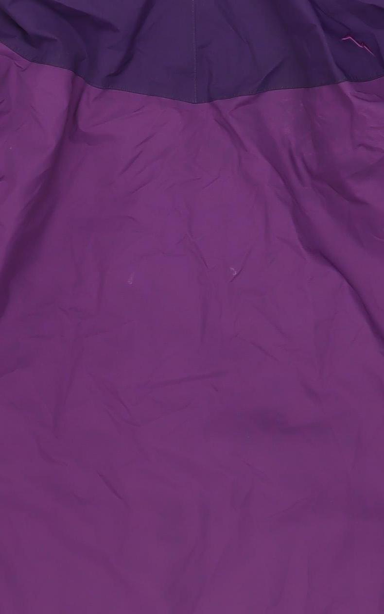 Peter Storm Womens Purple Waterproof Mid-Length Rain Jacket Size 18