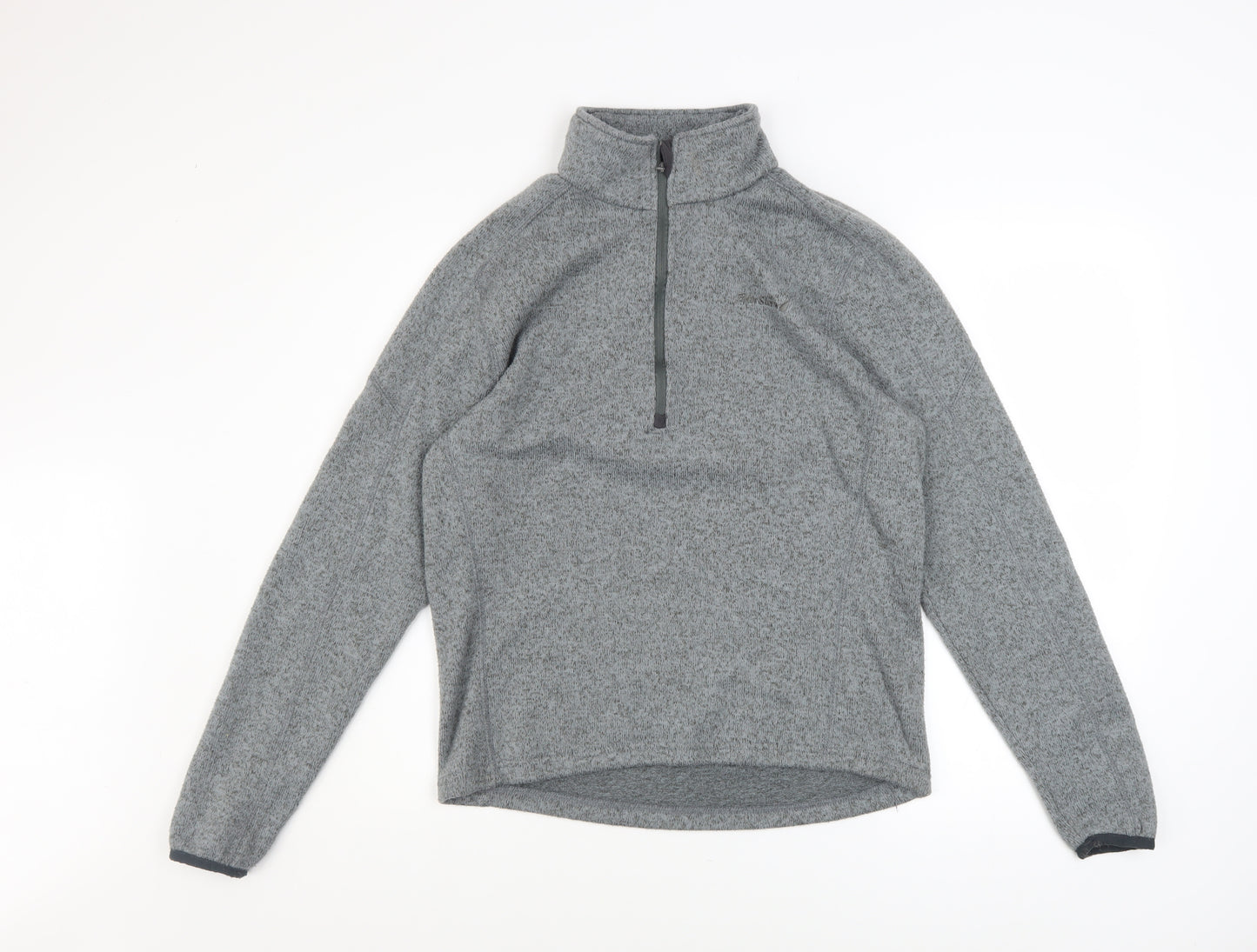 Peter Storm Men's Grey 1/2 Zip Fleece Sweatshirt Size M Outdoor Pullover