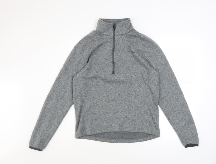 Peter Storm Men's Grey 1/2 Zip Fleece Sweatshirt Size M Outdoor Pullover