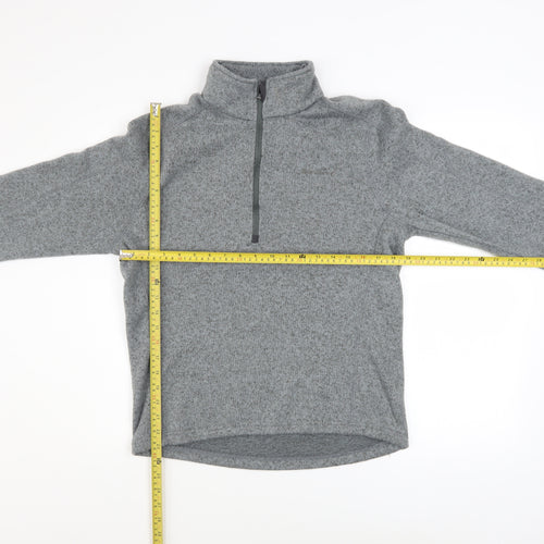 Peter Storm Men's Grey 1/2 Zip Fleece Sweatshirt Size M Outdoor Pullover