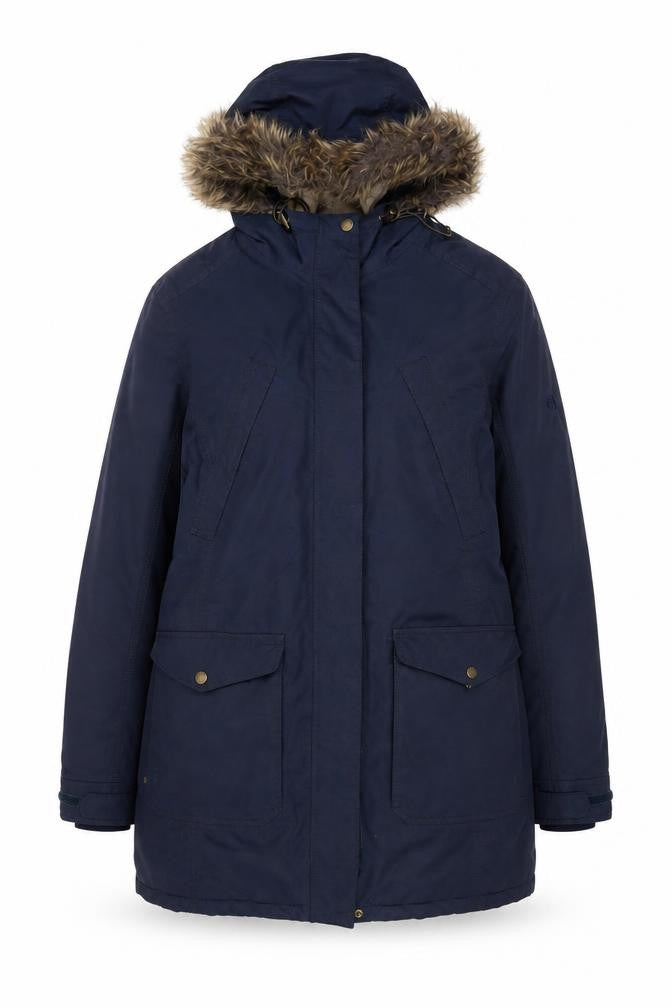 Craghoppers Womens Blue Waterproof Insulated Parka Coat Size 12