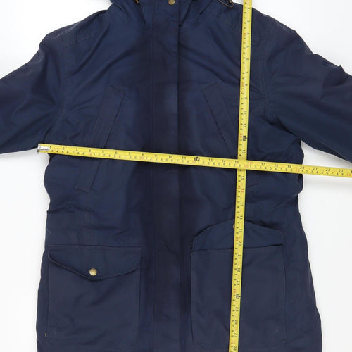 Craghoppers Womens Blue Waterproof Insulated Parka Coat Size 12