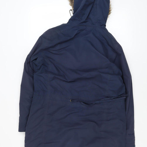 Craghoppers Womens Blue Waterproof Insulated Parka Coat Size 12