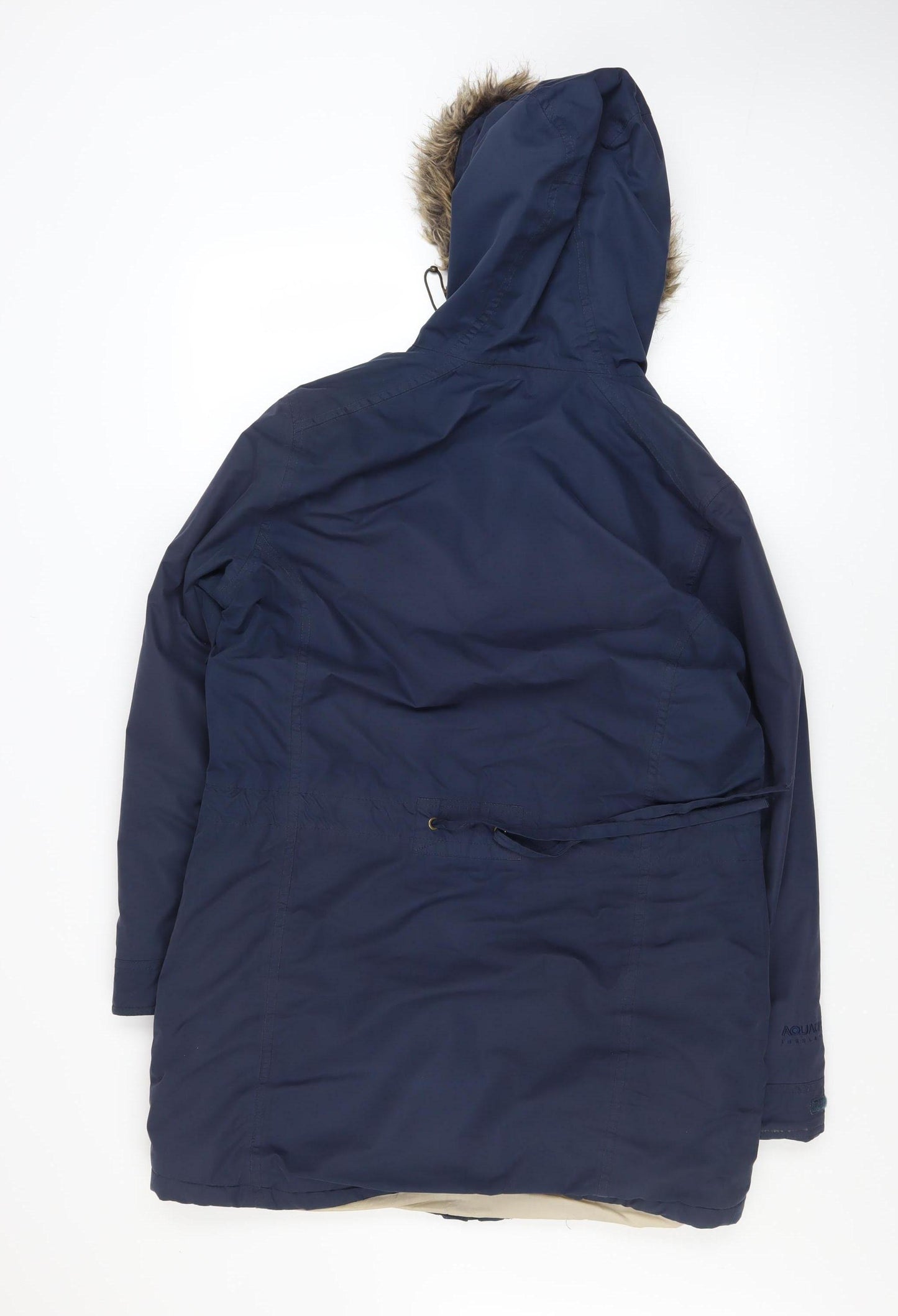 Craghoppers Womens Blue Waterproof Insulated Parka Coat Size 12