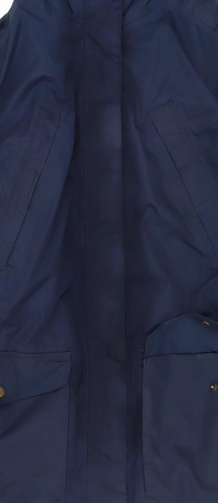 Craghoppers Womens Blue Waterproof Insulated Parka Coat Size 12