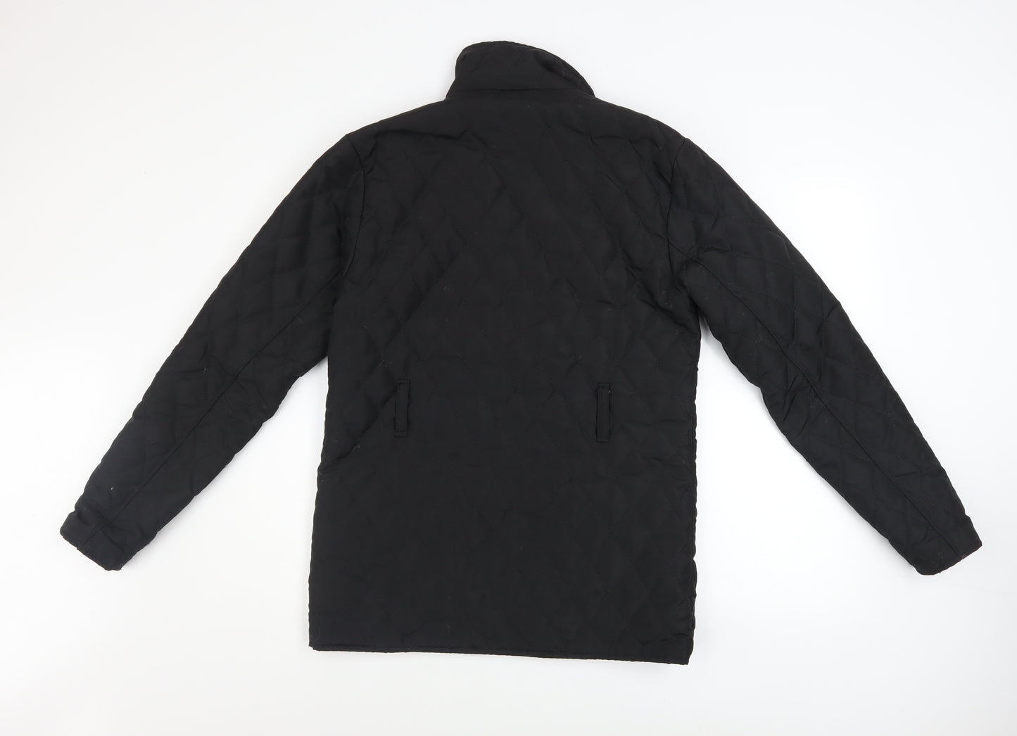 Urban Diva Women's Black Quilted Mid-Length Jacket L
