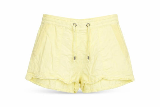 River Island Women’s Yellow Relaxed Lyocell Drawstring Shorts UK 8