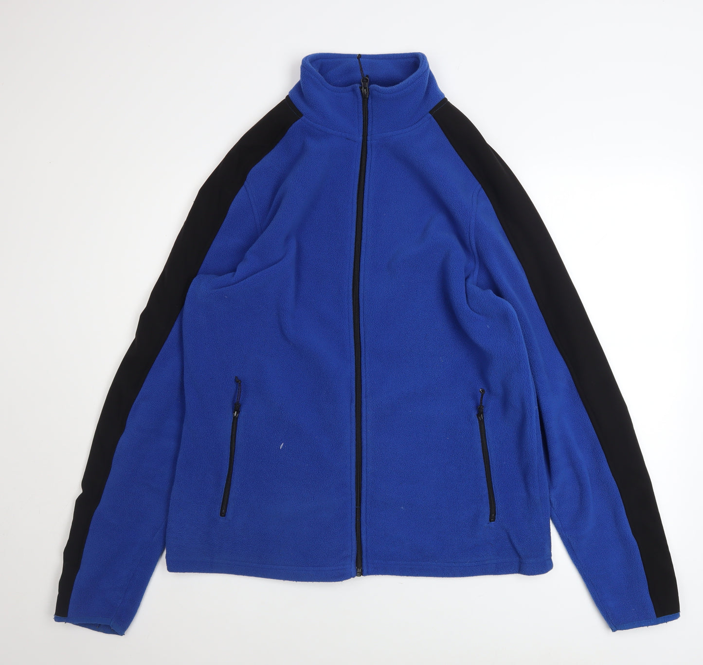 Mountain Warehouse Men's Blue Fleece Full Zip Jacket Size L