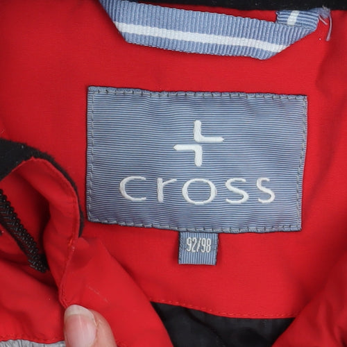 Cross Boys Red Hooded Waterproof Insulated Ski Snowsuit 3 Years