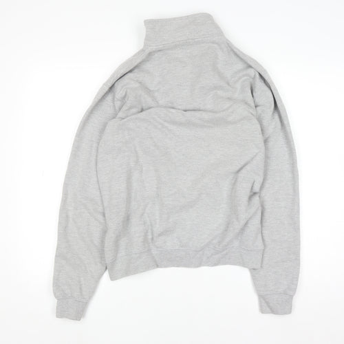 MKI Miyuki Zoku Men's Grey 1/4 Zip Sweatshirt Size M