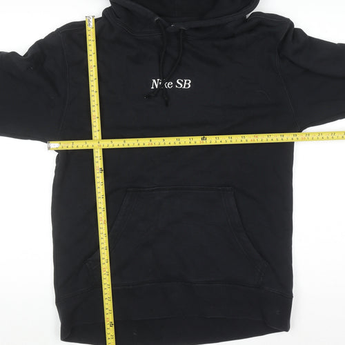 Nike SB Men's Black Pullover Hoodie Size S Embroidered Logo