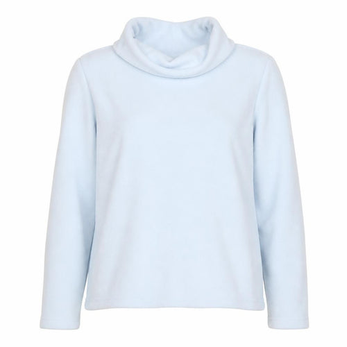 Mountain Warehouse Womens Blue Fleece Cowl Neck Jumper Size 14