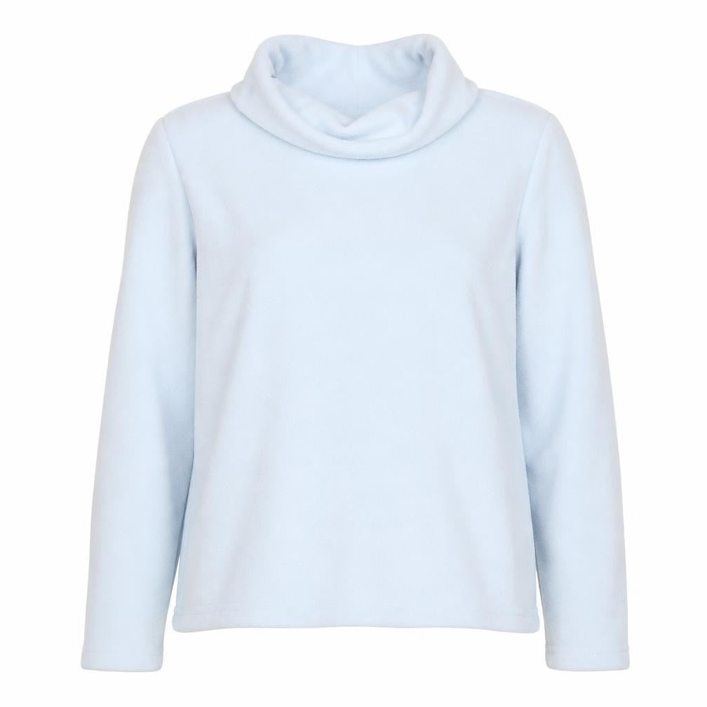 Mountain Warehouse Womens Blue Fleece Cowl Neck Jumper Size 14
