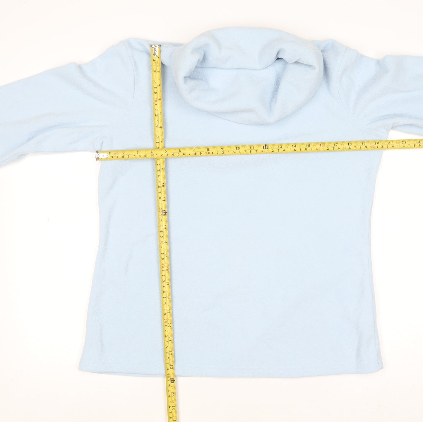Mountain Warehouse Womens Blue Fleece Cowl Neck Jumper Size 14