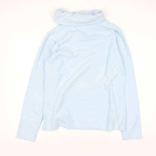 Mountain Warehouse Womens Blue Fleece Cowl Neck Jumper Size 14