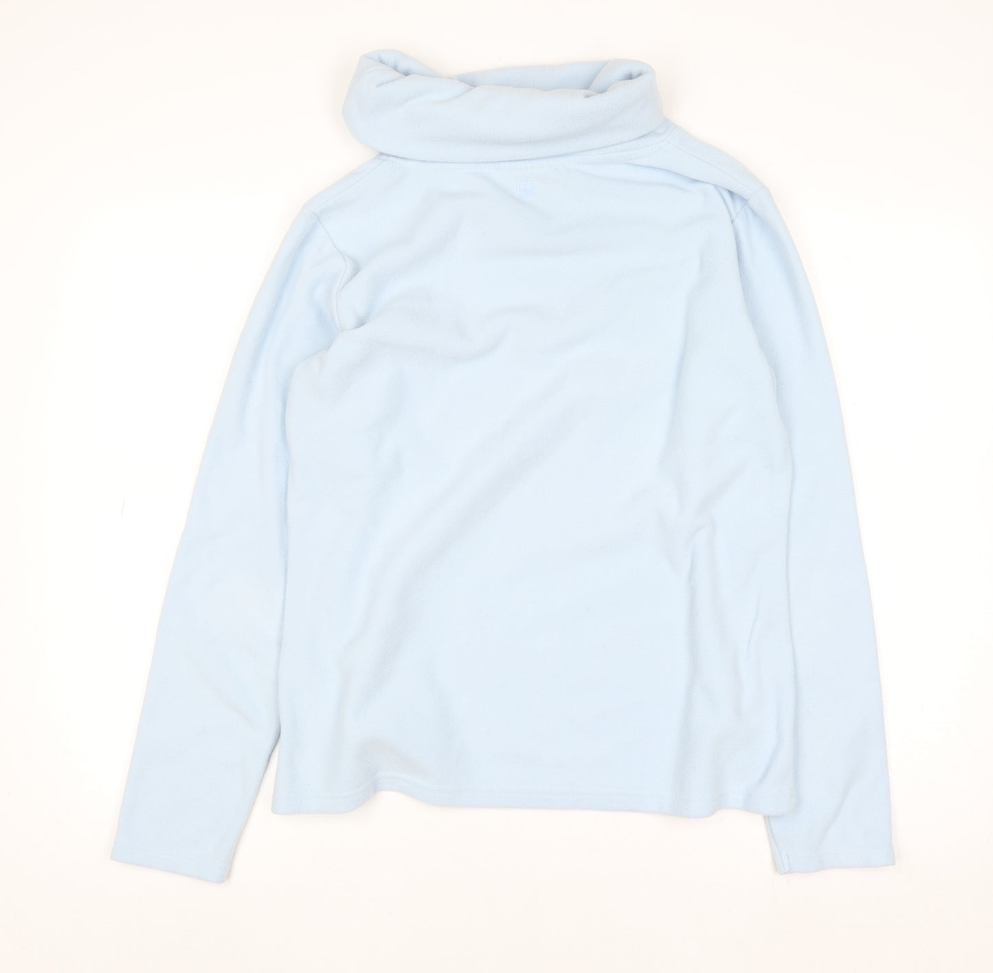 Mountain Warehouse Womens Blue Fleece Cowl Neck Jumper Size 14