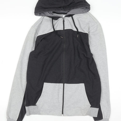Nineteen.Twenty Two Men’s Grey Full Zip Hoodie Size M