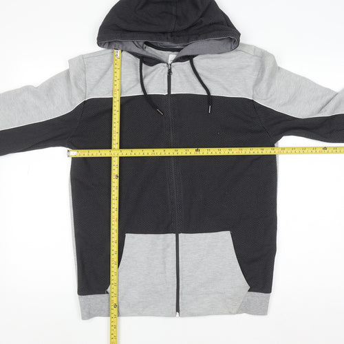 Nineteen.Twenty Two Men’s Grey Full Zip Hoodie Size M