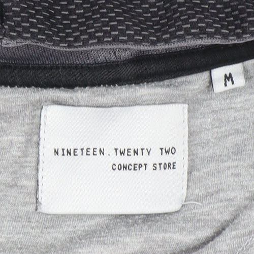Nineteen.Twenty Two Men’s Grey Full Zip Hoodie Size M