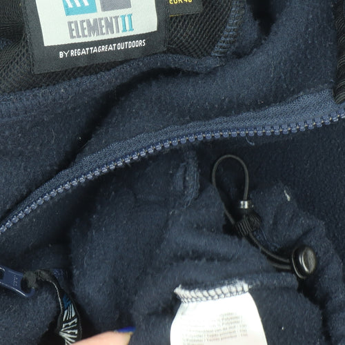 Regatta Men’s Blue Fleece Full Zip Sweatshirt Size S Outdoor Hiking
