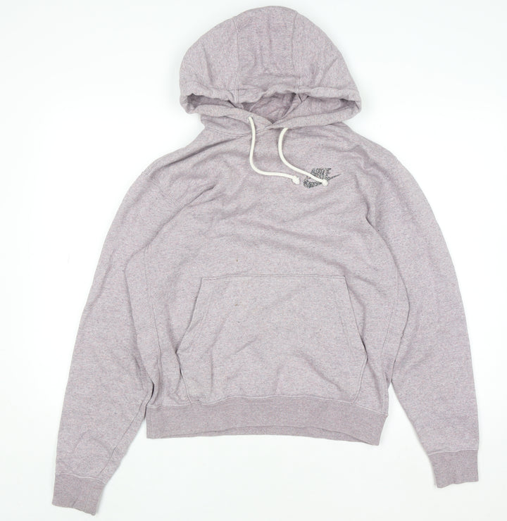 Nike Women’s Purple Pullover Hoodie Small Hooded Kangaroo Pocket Soft Cotton Blend