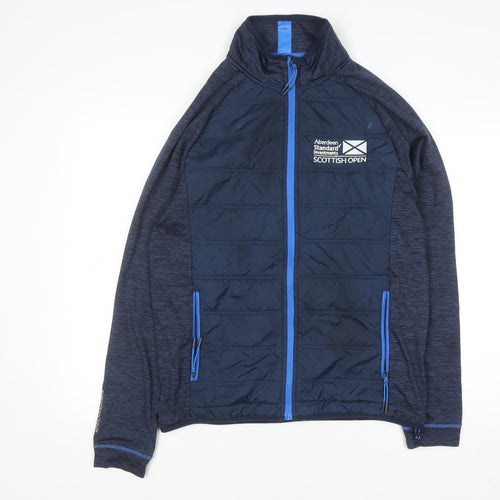 Fanatics European Tour Scottish Open Blue Full Zip Men's Sweatshirt Medium