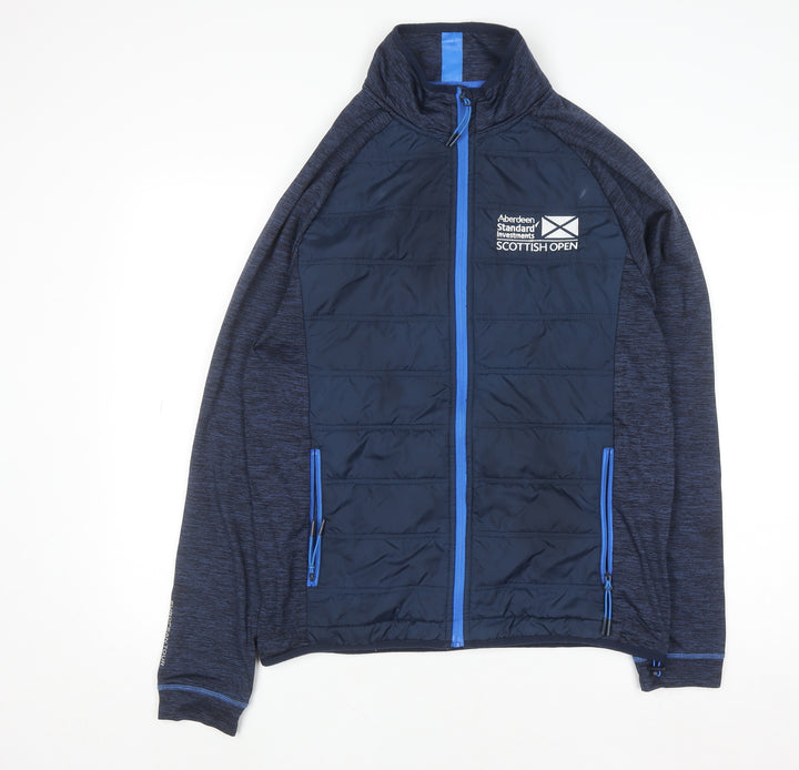 Fanatics European Tour Scottish Open Blue Full Zip Men's Sweatshirt Medium