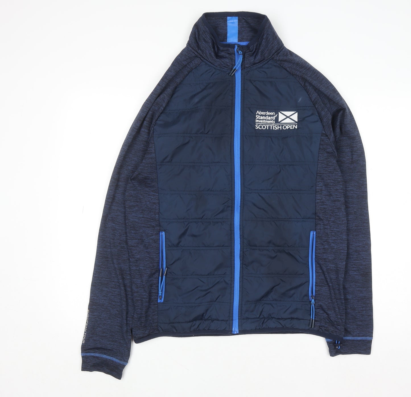 Fanatics European Tour Scottish Open Blue Full Zip Men's Sweatshirt Medium