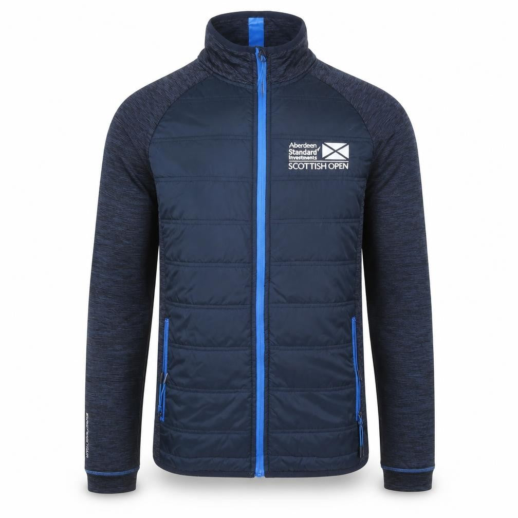Fanatics European Tour Scottish Open Blue Full Zip Men's Sweatshirt Medium