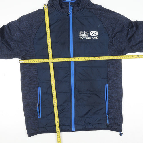 Fanatics European Tour Scottish Open Blue Full Zip Men's Sweatshirt Medium