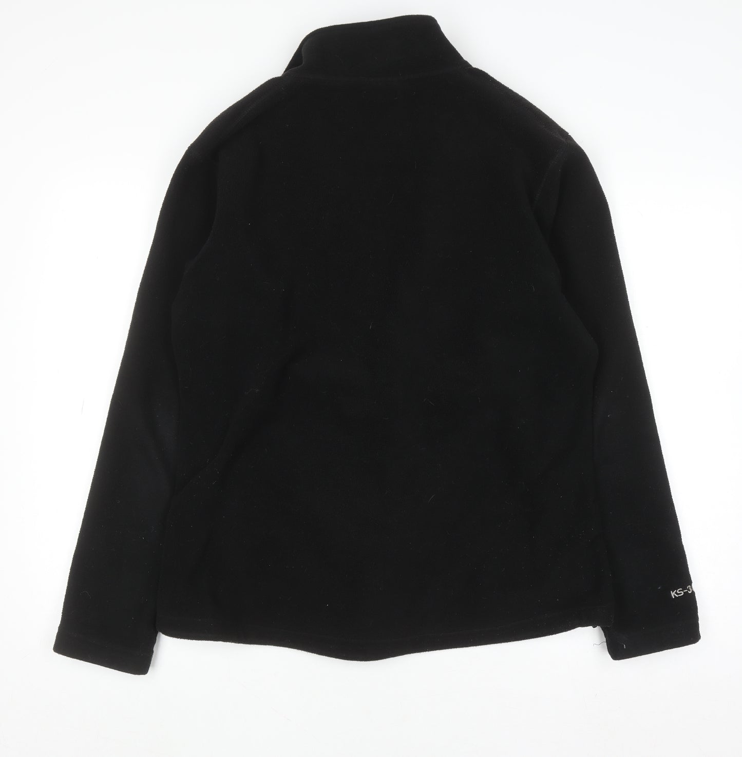 Karrimor Womens Black Fleece Full Zip Hoodie UK 14 Polyester Outdoor Jacket