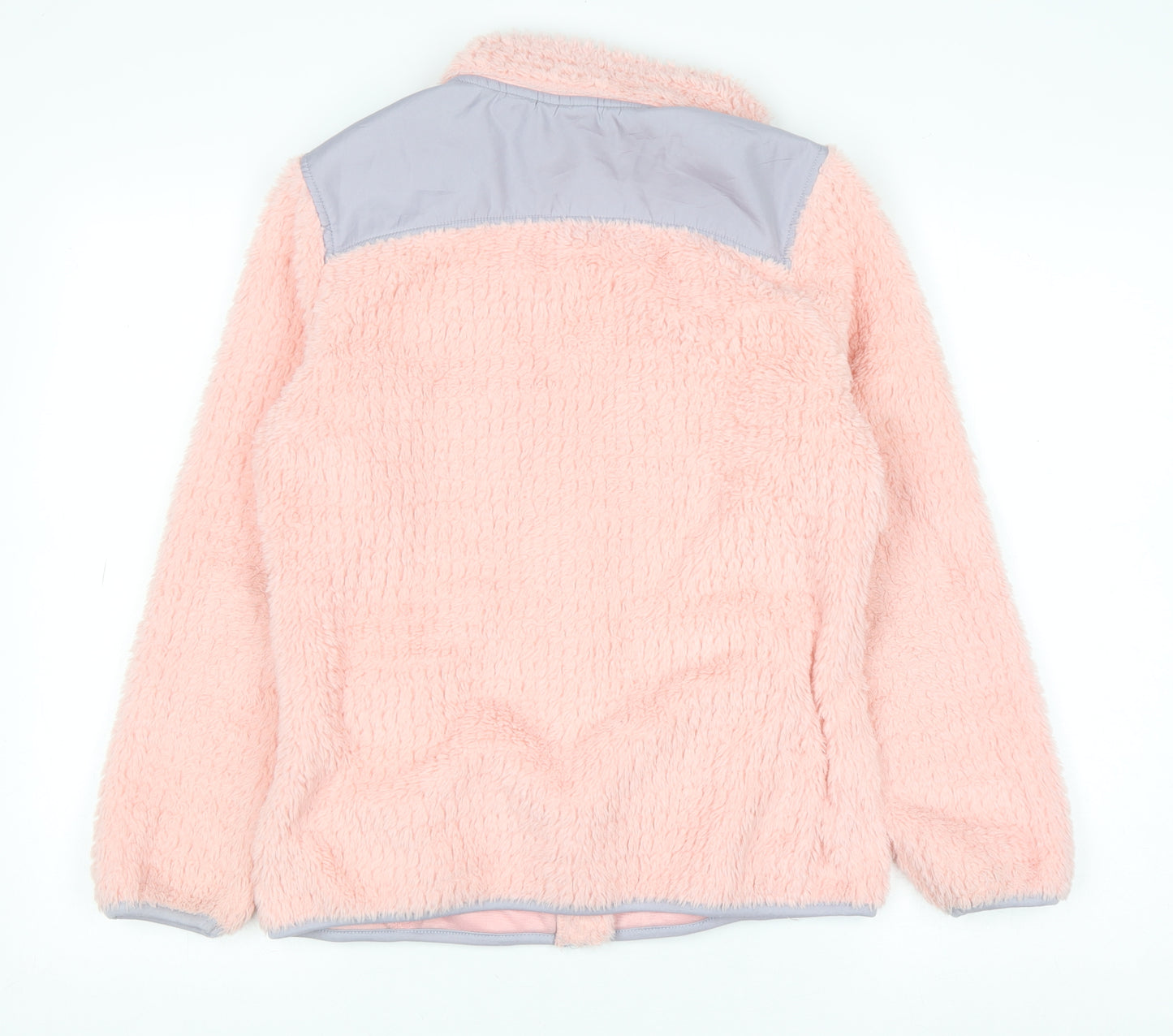 Reebok Girls Pink Fleece Full Zip Sweatshirt Size 16 Years