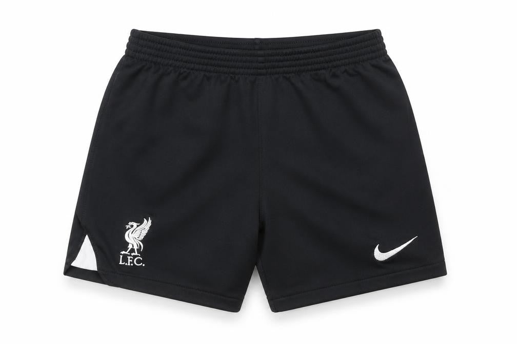 Nike Boys Black Liverpool FC Athletic Football Shorts 6 Years
