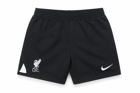 Nike Boys Black Liverpool FC Athletic Football Shorts 6 Years
