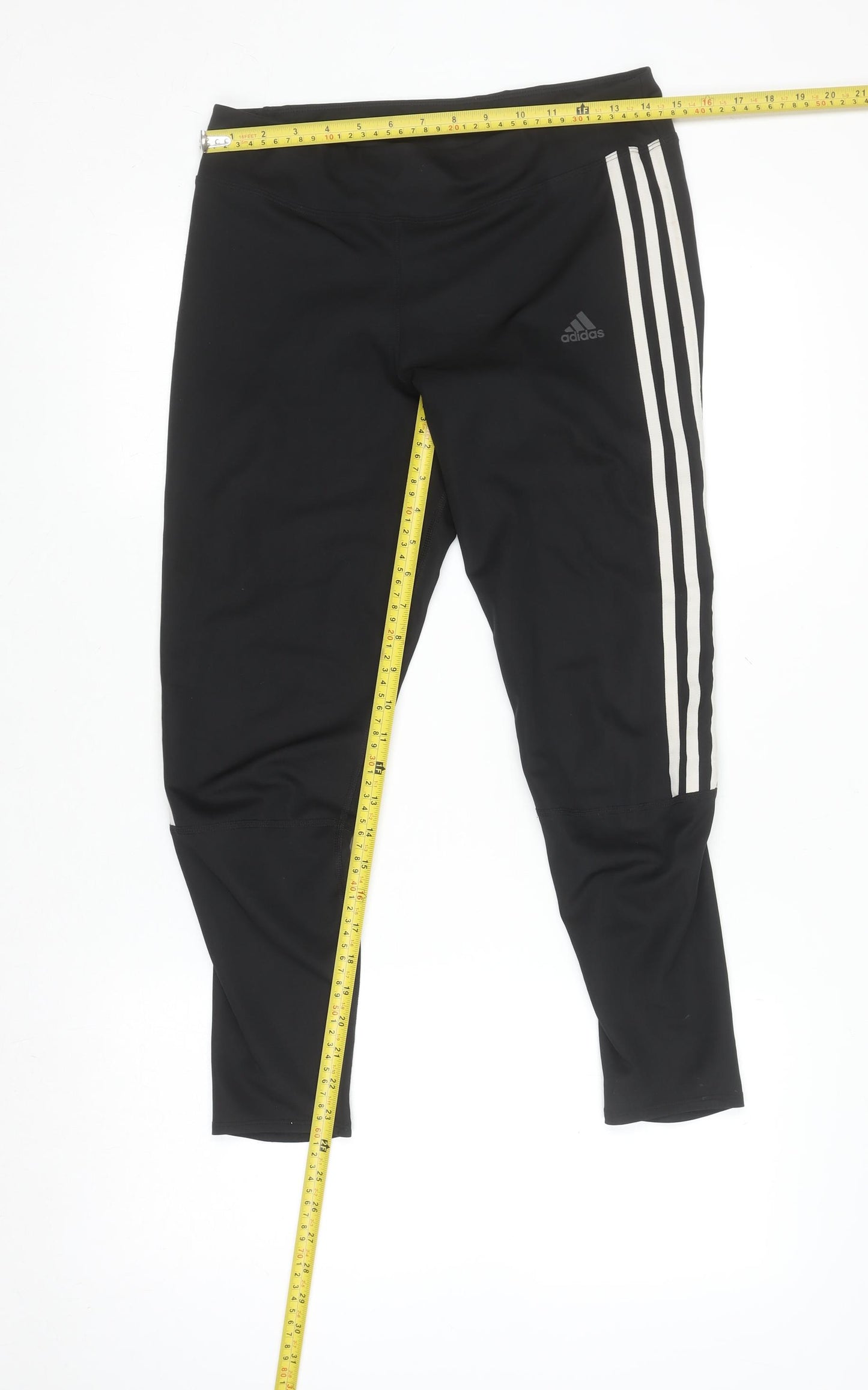 Adidas Womens Black Climalite Running Leggings Size M