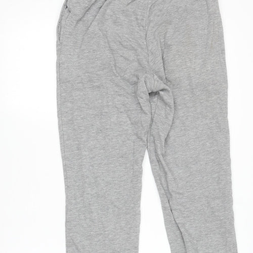 Jack & Jones Mens Grey Fleece Sweatpants Small Regular Fit Tracksuit Bottoms