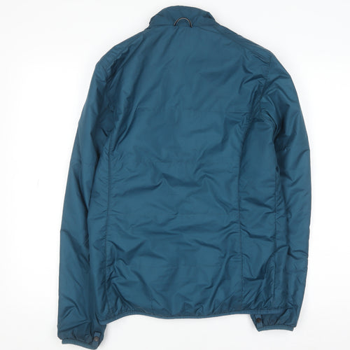 The North Face Women's Blue Mid-Length Insulated Puffer Jacket Size S