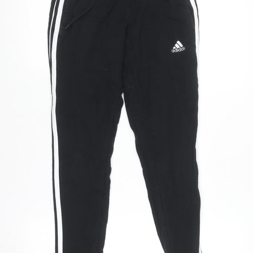 Adidas Women's Black XS Jogger Tracksuit Pants Cotton Blend