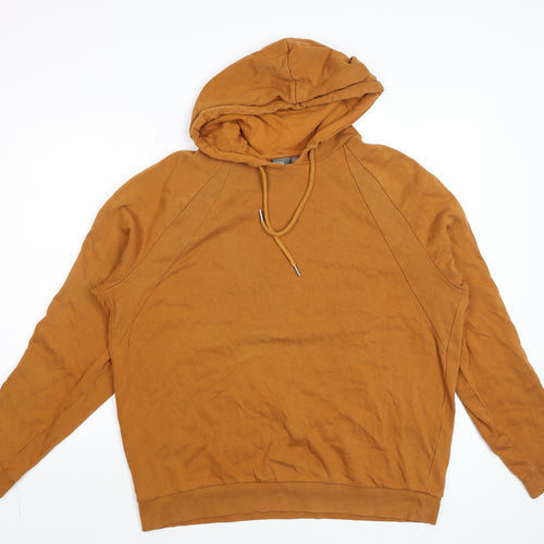 ASOS Men's Brown XL Pullover Hoodie Cotton Fleece Sweatshirt