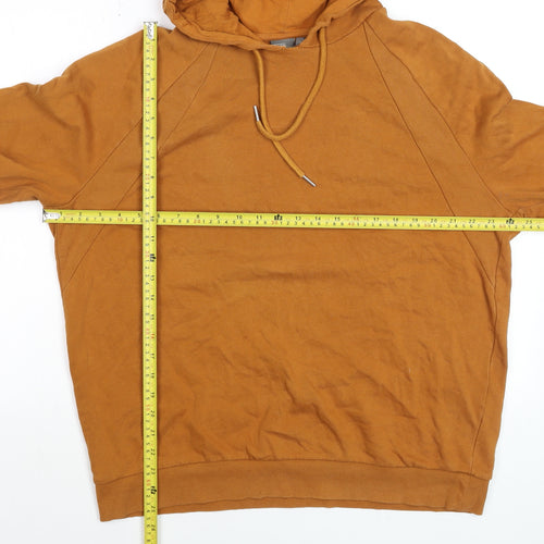 ASOS Men's Brown XL Pullover Hoodie Cotton Fleece Sweatshirt