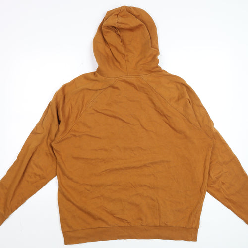 ASOS Men's Brown XL Pullover Hoodie Cotton Fleece Sweatshirt