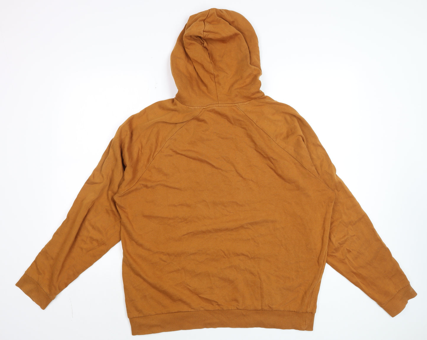 ASOS Men's Brown XL Pullover Hoodie Cotton Fleece Sweatshirt