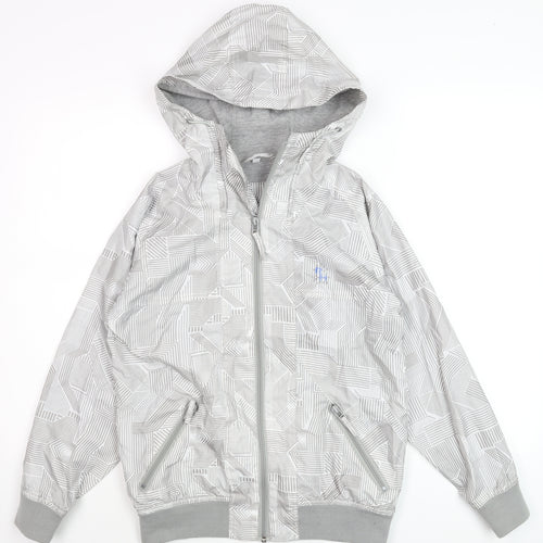 Red Herring Generation Boys Grey Hooded Windbreaker Jacket 12 Years