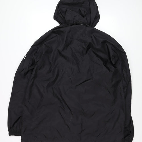 Puma Men's Black XL Windbreaker Hooded Lightweight Sports Jacket