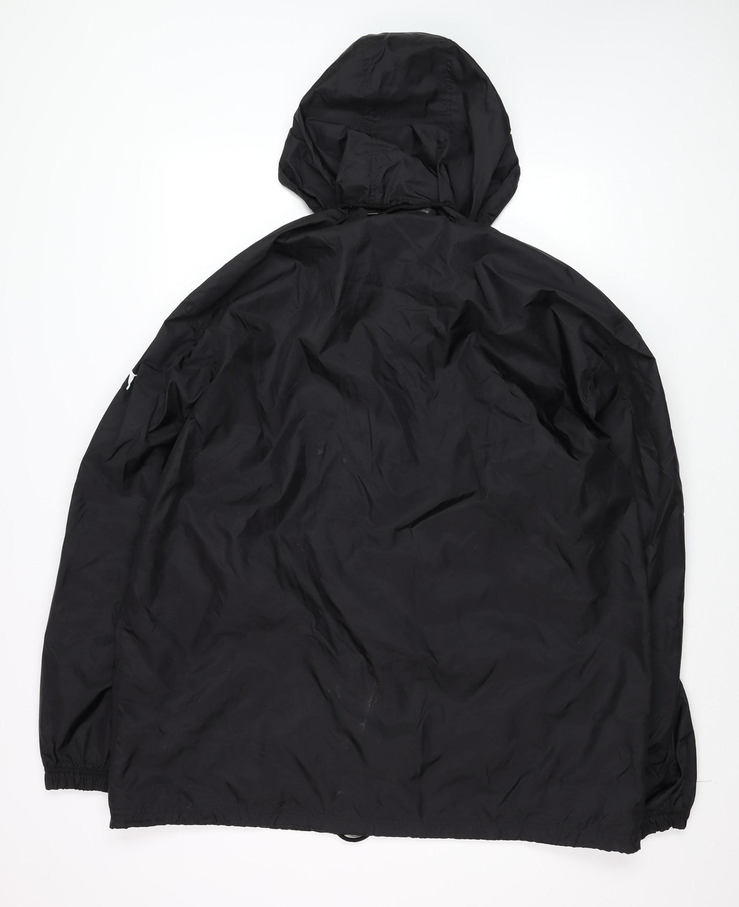 Puma Men's Black XL Windbreaker Hooded Lightweight Sports Jacket