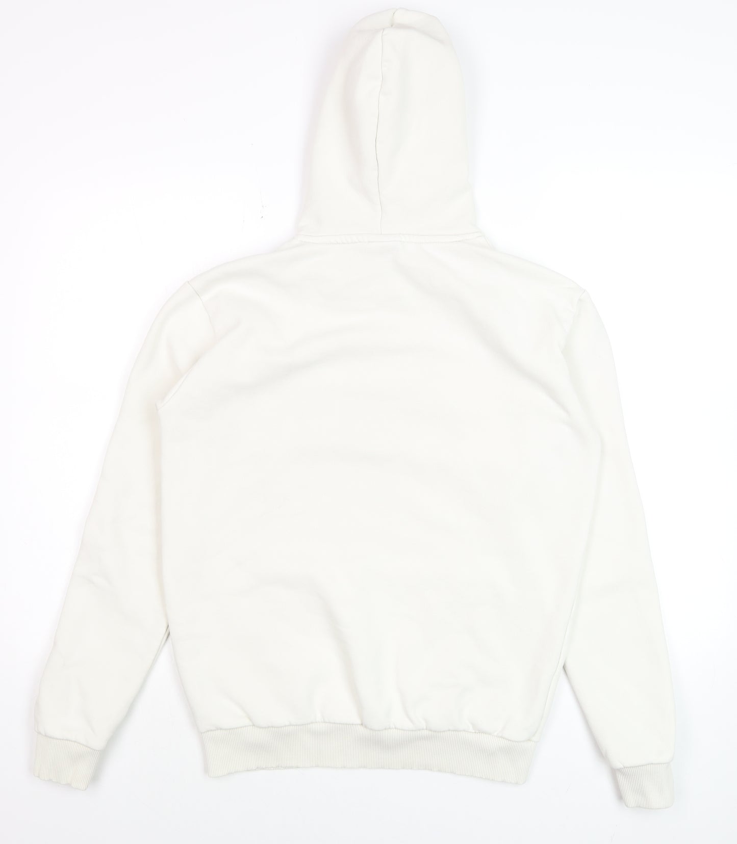 New Balance Men's White Pullover Hoodie XS Fleece Graphic Logo