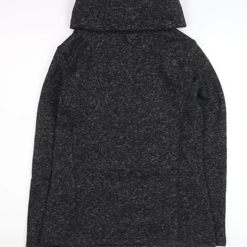 Mountain Warehouse Women’s Black Funnel Neck Pullover Sweatshirt UK 8