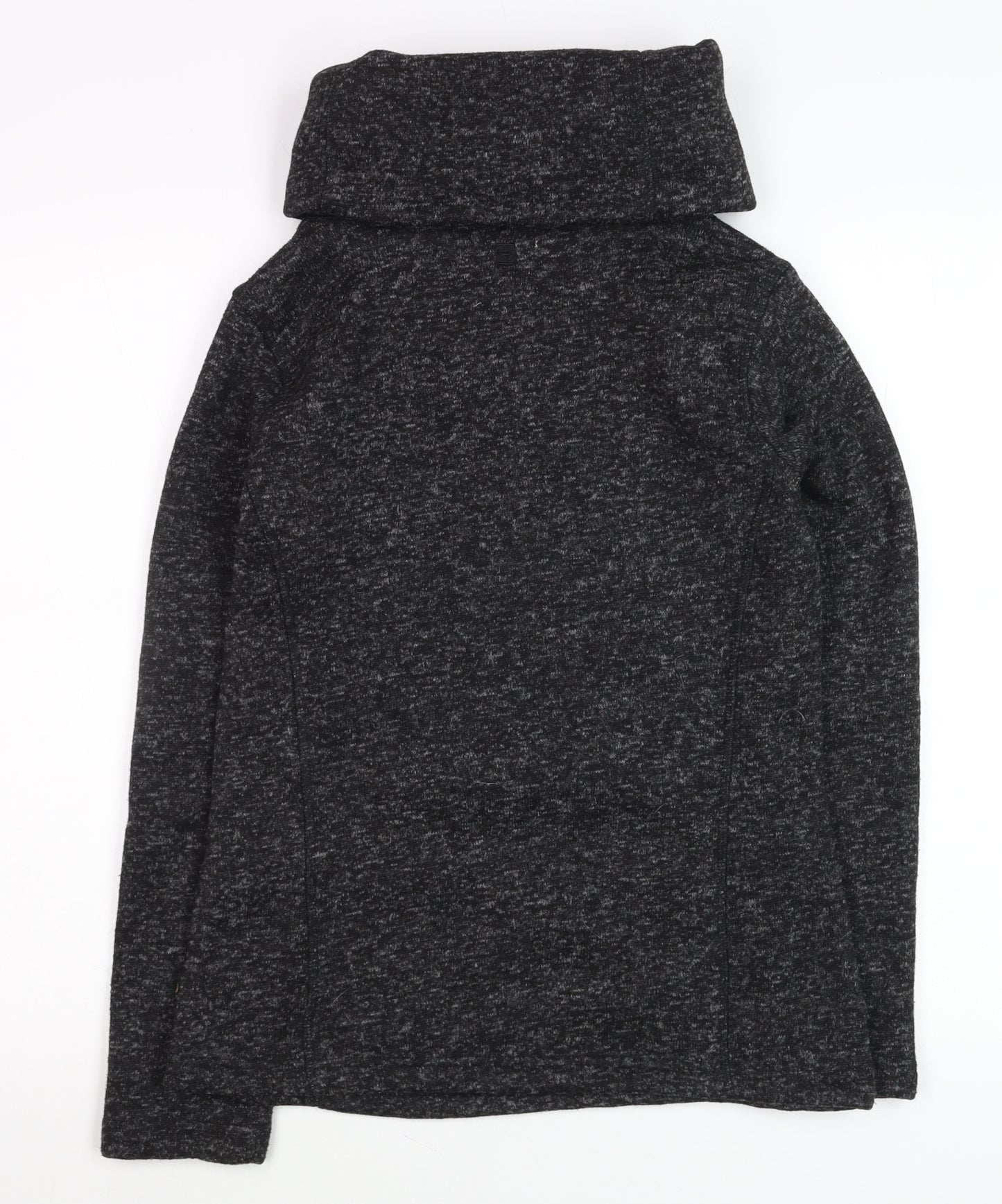 Mountain Warehouse Women’s Black Funnel Neck Pullover Sweatshirt UK 8
