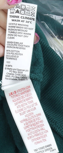 Marks and Spencer Boys Green Minecraft Pullover Hoodie 13-14 Years Adventure Mode